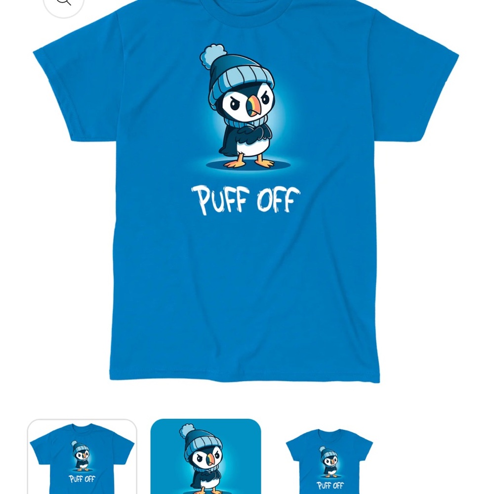 Tee Turtle Blue Cartoon Character Short Sleeve Tee